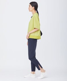 ICB 【新色追加・洗える】 FluidBackSatin Tブラウス