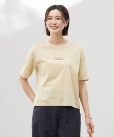 J.PRESS LADIES 【洗える】ロゴ Tシャツ