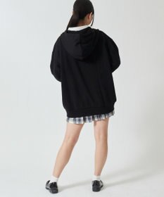 WEGO 【SCHOOLITEM】ルーズフィットジップパーカー