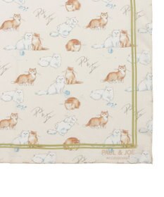 MOONBAT 【WEB限定】PAUL & JOE ACCESSOIRES シルクシフォンスカーフ 58×58cm