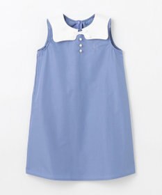 組曲 KIDS 【110-140㎝】カーブカラー ワンピース