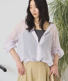 AMERICAN HOLIC シアーフーディーシャツ
