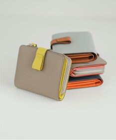 Atelier nuu 日本製 noble L字ファスナー二つ折りウォレット