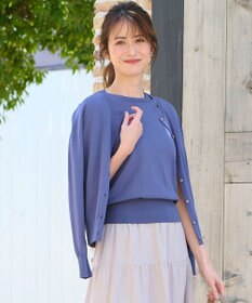 ANY SIS 【美人百花7月号掲載】ベーシッククルーネック カーディガン