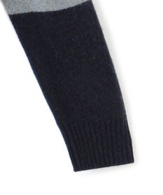 J.PRESS MEN 【Cash Lamb's Wool】クレイジーパターン ケーブルクルーネック ニット