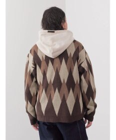 CRAFT STANDARD BOUTIQUE 【男女兼用】アーガイル柄カーディガン