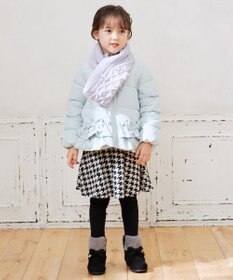 ANY KIDS 【洗濯機OK】中綿リボンコート