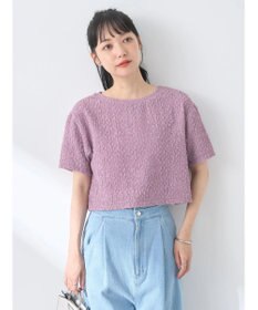 earth music&ecology ホイップ風ジャガードプルオーバー