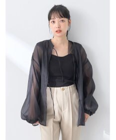 earth music&ecology チュールドッキングカップ付キャミソール