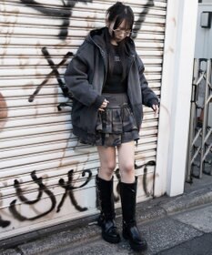 WEGO 【ウエストゴム】スウェットフリルスカパン