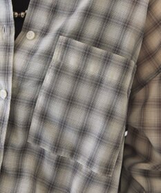 AMERICAN HOLIC シアーチェックシャツ