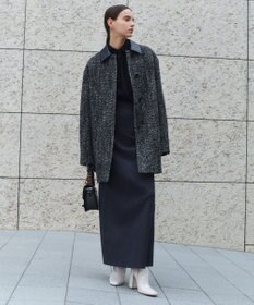 BEIGE， 【VERY NaVY12月号掲載】MONTAIGNE / イージーウエストウールロングスカート