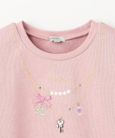 ANY KIDS 【らくっトレーナー】裏毛 ネックレス トレーナー