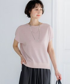 23区 【先行予約/WEB&一部店舗限定】クレープコットン アゼラメ ニット