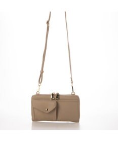 UNBILLION カシュカシュ cachecache / リールキー付きウォレットショルダーバッグ