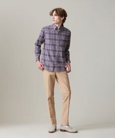 J.PRESS MEN ストレッチ コットンネルシャツ