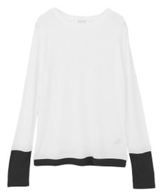 AMERICAN HOLIC 配色シアーレイヤードプルオーバー