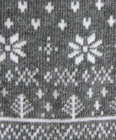 MIKI HOUSE HOT BISCUITS 【70-120cm】 雪の結晶柄 タイツ