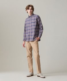 J.PRESS MEN ストレッチ コットンネルシャツ