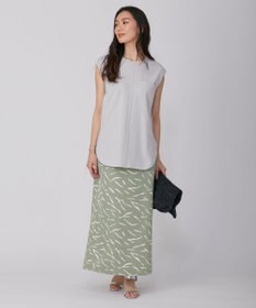 ICB L 【洗える】ガスコットンハイゲージ ノースリーブニット