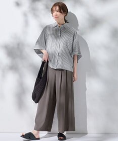 ANY 【手洗い可】コットンリネンブラウス