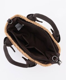 LA BAGAGERIE 【MONICA】リボンハンドル2WAYかごバッグ