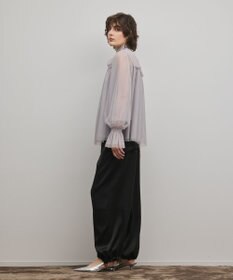 GRACE CONTINENTAL チュールタイブラウス