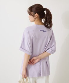 AMERICAN HOLIC 【WEB限定】ピグメント5分袖ロゴプルオーバー