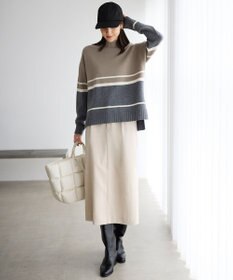 自由区 L 【17号サイズまで展開・SHIHOさん着用】ソフトコーデュロイ スカート