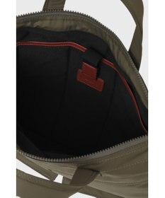 DAKS 軽量ナイロン×牛革 ハウスチェックディテール ブリーフケース