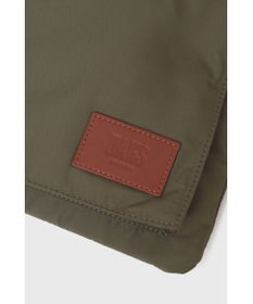 DAKS 軽量ナイロン×牛革 ハウスチェックディテール ブリーフケース