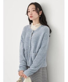 earth music&ecology キラキラシャギーカーディガン