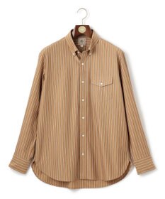 J.PRESS MEN KANEMASA マルチストライプジャージ シャツ