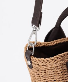 LA BAGAGERIE 【MONICA】リボンハンドル2WAYかごバッグ