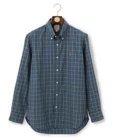 J.PRESS MEN 【WEB限定】ポプリンチェック J刺繍 シャツ/B.D