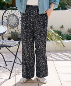 ANY L 【洗濯機可/ウエストゴム】プリントパンツ