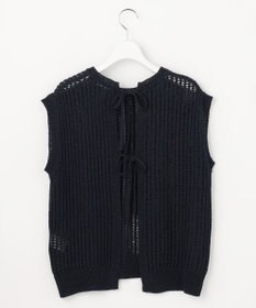 自由区 【レイヤード・旬スタイル】リネンコットン ベスト