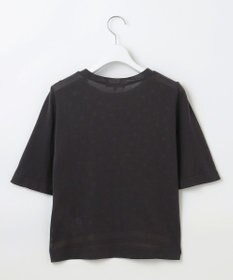 自由区 【アンサンブル対応・洗える】ポルカドットプリント プルオーバー