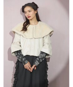 Green Parks ■ＥＳＣＡＲ　Ｕネッククレープカットプルオーバー