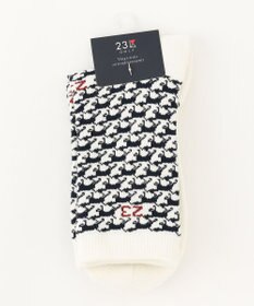 23区GOLF 【MEN】ハンタードッグ柄ソックス