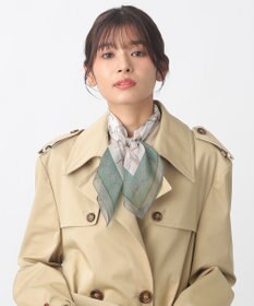 MOONBAT 【WEB限定】PAUL & JOE ACCESSOIRES シルクシフォンスカーフ 58×58cm