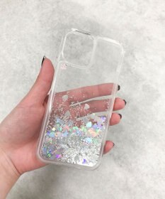 WEGO キラキラiphoneケース（シルバー）