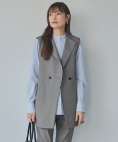 ICB L 【接触冷感・UVケア・撥水・洗える】 LooseWeave ノーカラージレ