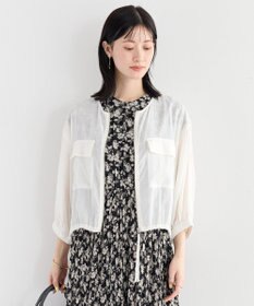 YECCA VECCA ドライタッチシアーブルゾン