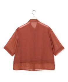 ICB L オーガンコンビドライメッシュ ブラウス