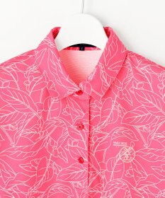 23区GOLF 【WOMEN】遮熱エイトムーブ リーフポロシャツ