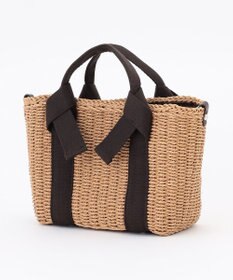 LA BAGAGERIE 【MONICA】リボンハンドル2WAYかごバッグ