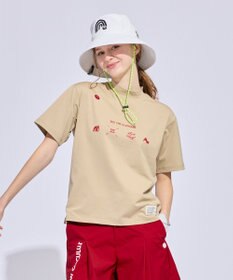 PW CIRCULUS 【WOMEN】アニマルグラフィックモックネック  ゴルフウェア レディース