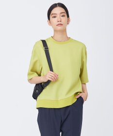 ICB 【新色追加・洗える】 FluidBackSatin Tブラウス