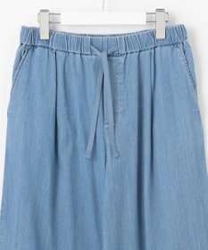 J.PRESS LADIES 【洗える】5ozバージラコンパクト デニム イージーパンツ